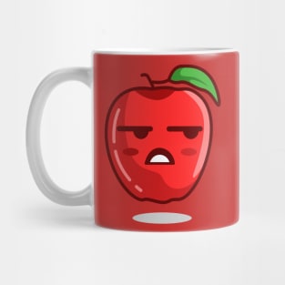 badmood sad react apple Mug